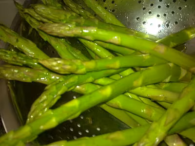 Receta de espárragos
